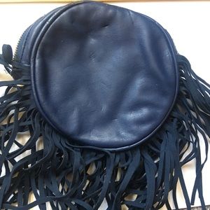 Deux lux blue circle bag